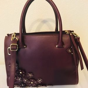 Burgundy/ purple Cross Bag